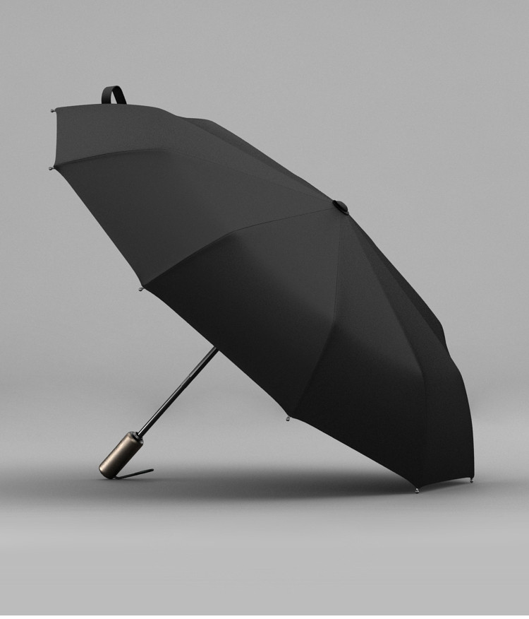 Зонтик от дождя и солнца Olycat S3 (черный) - фото 3 - id-p108046263