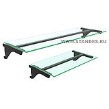 Стеллаж пристенный со стеклянными полками. Легкая серия LS 1-10, фото 9