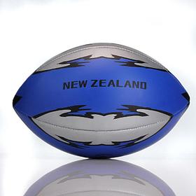 Мяч для регби New Zealand синий серый AF-4530 маленький