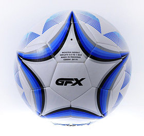 Футбольный мяч белый красный GFX-91