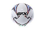 Футбольный мяч белый красный GFX-141, фото 3