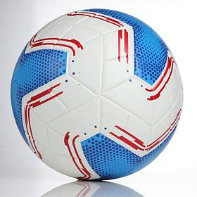 Футбольный мяч NO NAME белый синий AF-HZ-0112