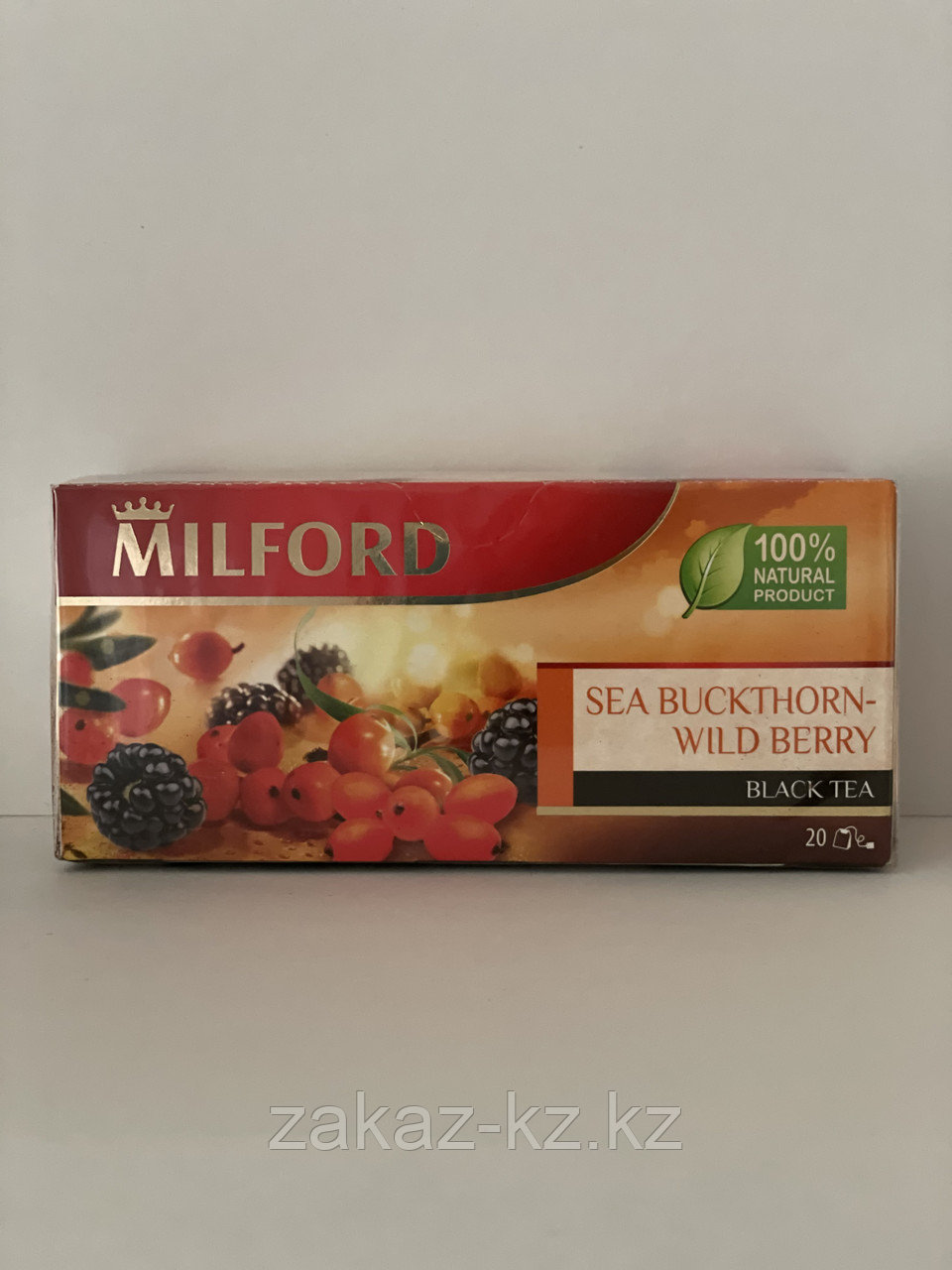 Чай чёрный байховый Milford облепиха - лесные ягоды