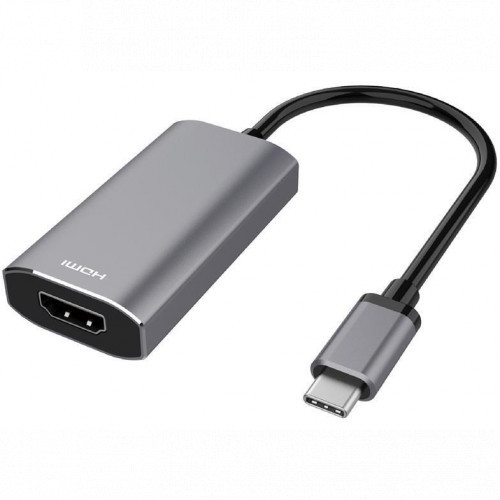 Адаптер 2E USB-C - HDMI 2.1 Aluminum 0.2m Space Grey 2E-W1409 - фото 1 - id-p108039105