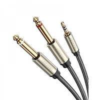 Audio(m) 3.5mm - 2*Audio(m) 6.3mm, 3m AV126 (10618) UGREEN кабелі