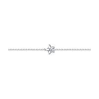 Браслет из серебра с фианитами Diamant 94-150-01636-1 покрыто родием
