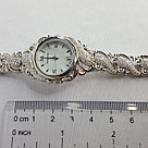Часы Италия J279 серебро с родием вставка фианит, фото 5