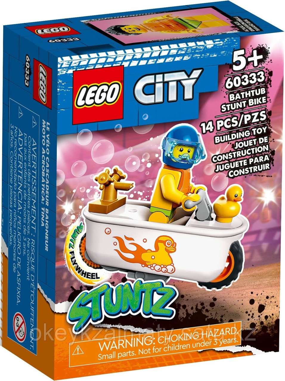 LEGO City: Трюковой мотоцикл Ванна 60333