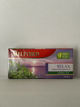 Milford Relax с мятой - розмарином пакетированный 20 шт