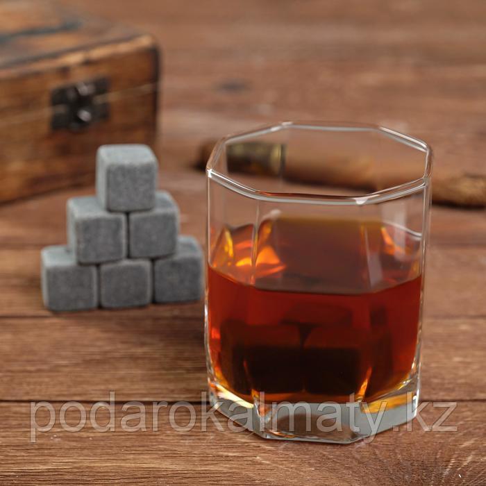 Набор камней для виски "Крепкий градус", 6 шт - фото 3 - id-p105435714