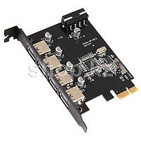 Контроллер PCI-Ex1 to 4хUSB 3.0, Orico PVU3-4P