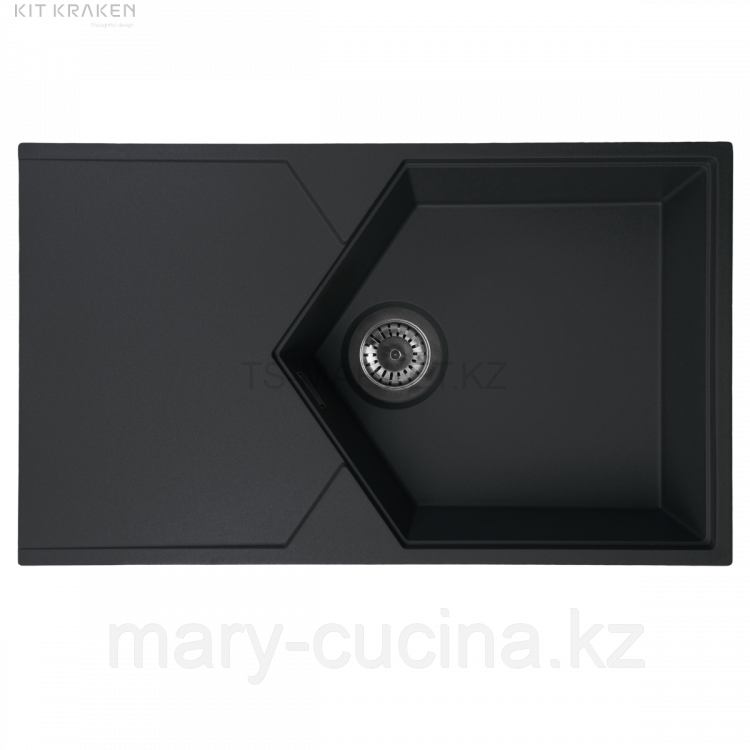 Кухонная мойка KitKraken  Sea, (Black), фото 1