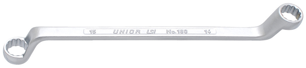 Ключ накидной с изгибом - 180/1 UNIOR