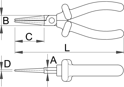 Круглогубцы изолированные - 476/1VDEDP UNIOR 619184 - фото 2 - id-p108073639