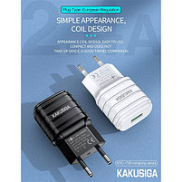 Адаптер Евровилка 220V на 1xUSB 2.4A/5V (KSC-726) KAKU, фото 3