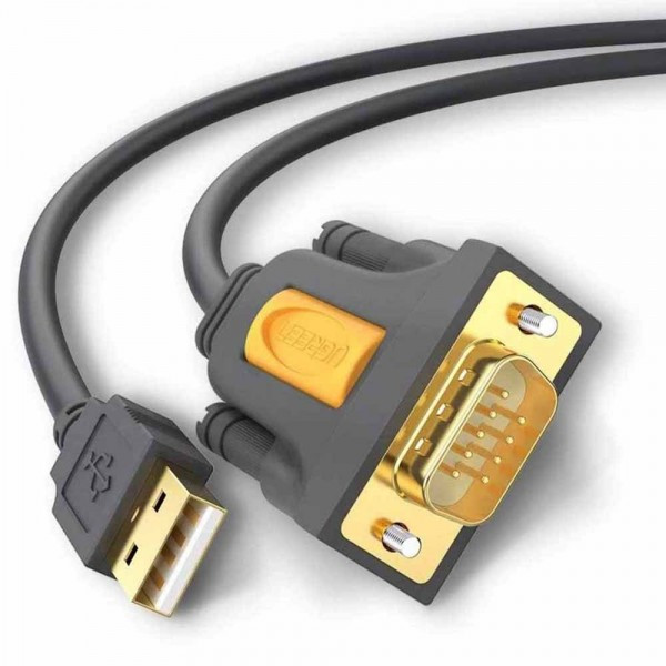 Конвертер USB(m) на COM(f) RS232, PL2303, 1m CR104 (20210) UGREEN - фото 1 - id-p105506204