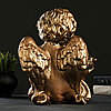 Подсвечник "Ангел сидя в руке" 26х21х30 см бронза, для свечи d=6 см, фото 4