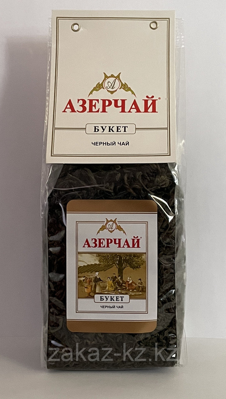 Черный чай Байховый крупнолистовой АЗЕРЧАЙ Букет, 100 гр