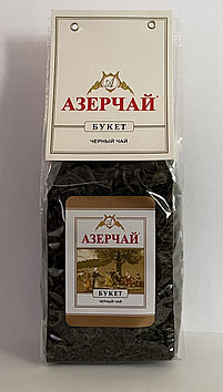Черный чай листовой байховый, АЗЕРЧАЙ Букет 100 грамм