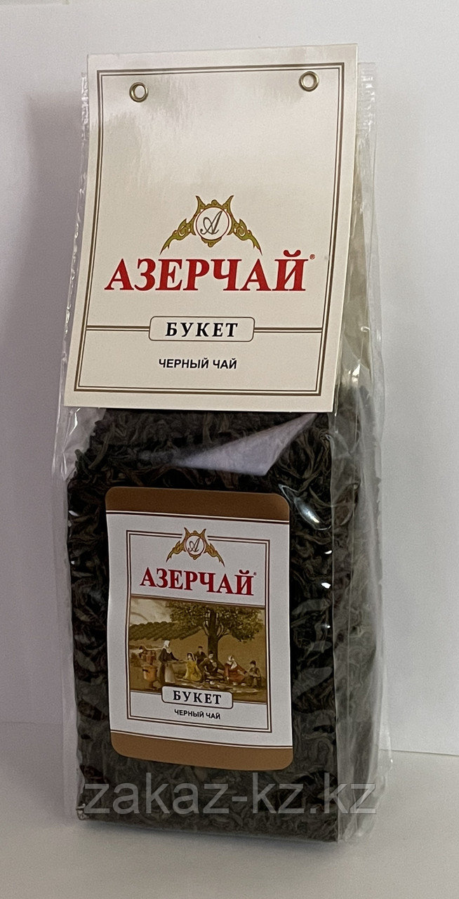 Чай листовой чёрный байховый, АЗЕРЧАЙ БУКЕТ 200 грамм