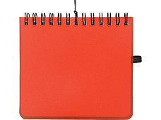 Блокнот А6 Журналист с ручкой, красный, фото 3