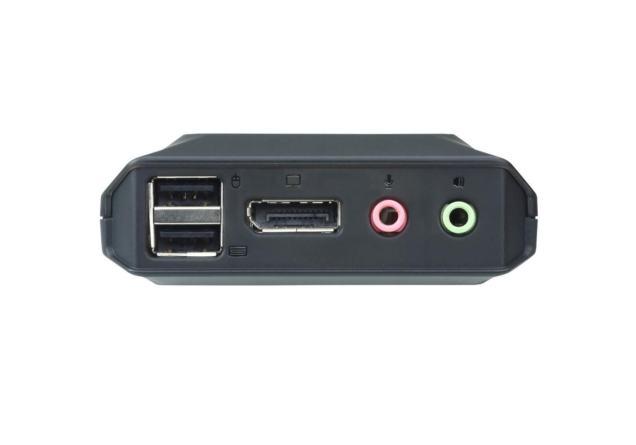 2-портовый USB, DisplayPort, кабельный KVM-переключатель с пультом удаленного переключения порта CS22DP ATEN - фото 3 - id-p108078248