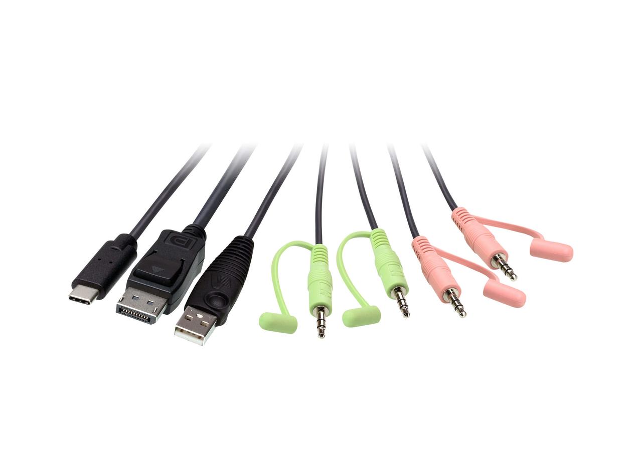 2-портовый USB-C DisplayPort гибридный KVM-переключатель CS52DP ATEN - фото 2 - id-p108078433