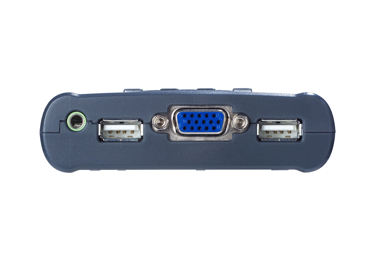 4-портовый, USB, VGA, аудио, кабельный KVM-переключатель (0.9м,1.2м) CS64US ATEN - фото 2 - id-p108078780