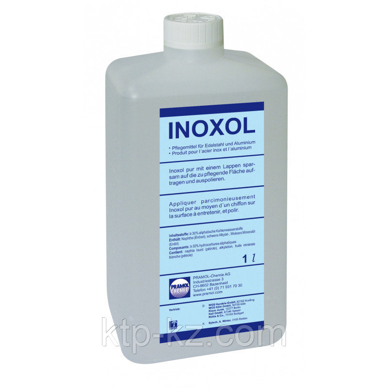 СРЕДСТВО PRAMOL INOXOL для ухода за металлической поверхностью.