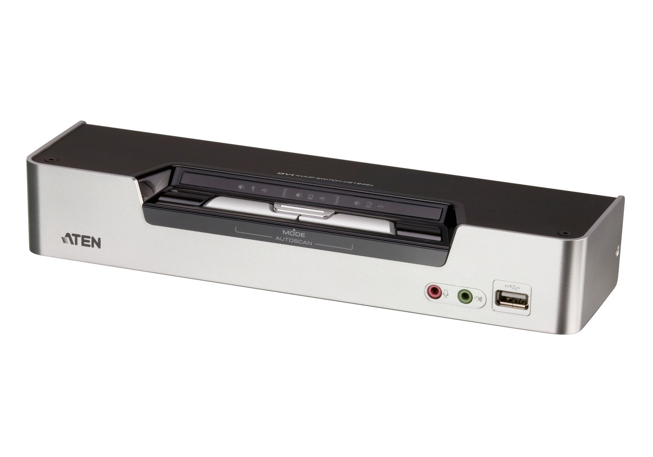 2-портовый, USB, DVI, KVMP -коммутатор с функцией Dual Display CS1642A ATEN - фото 1 - id-p108079390