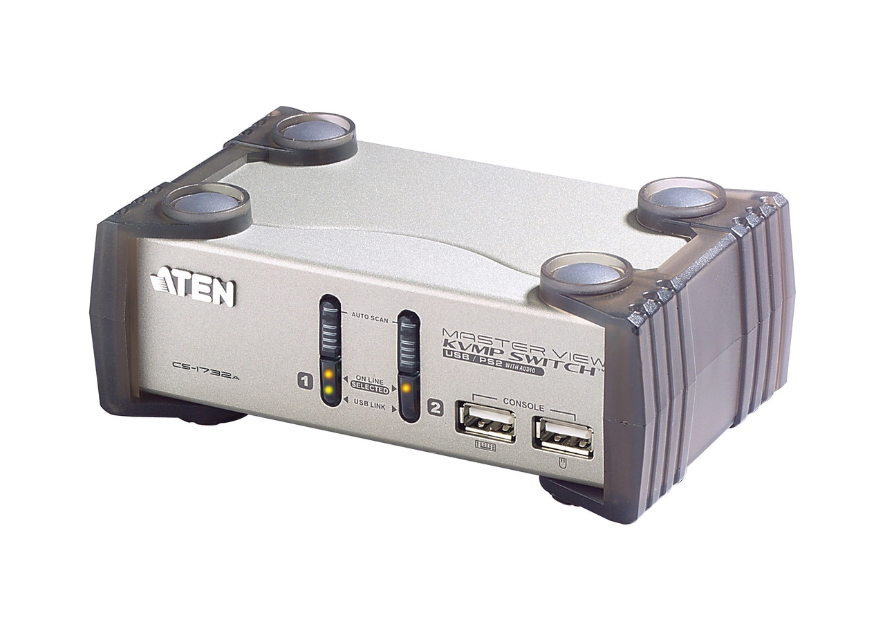 2-портовый, USB, VGA, аудио, KVMP™-коммутатор CS1732A ATEN