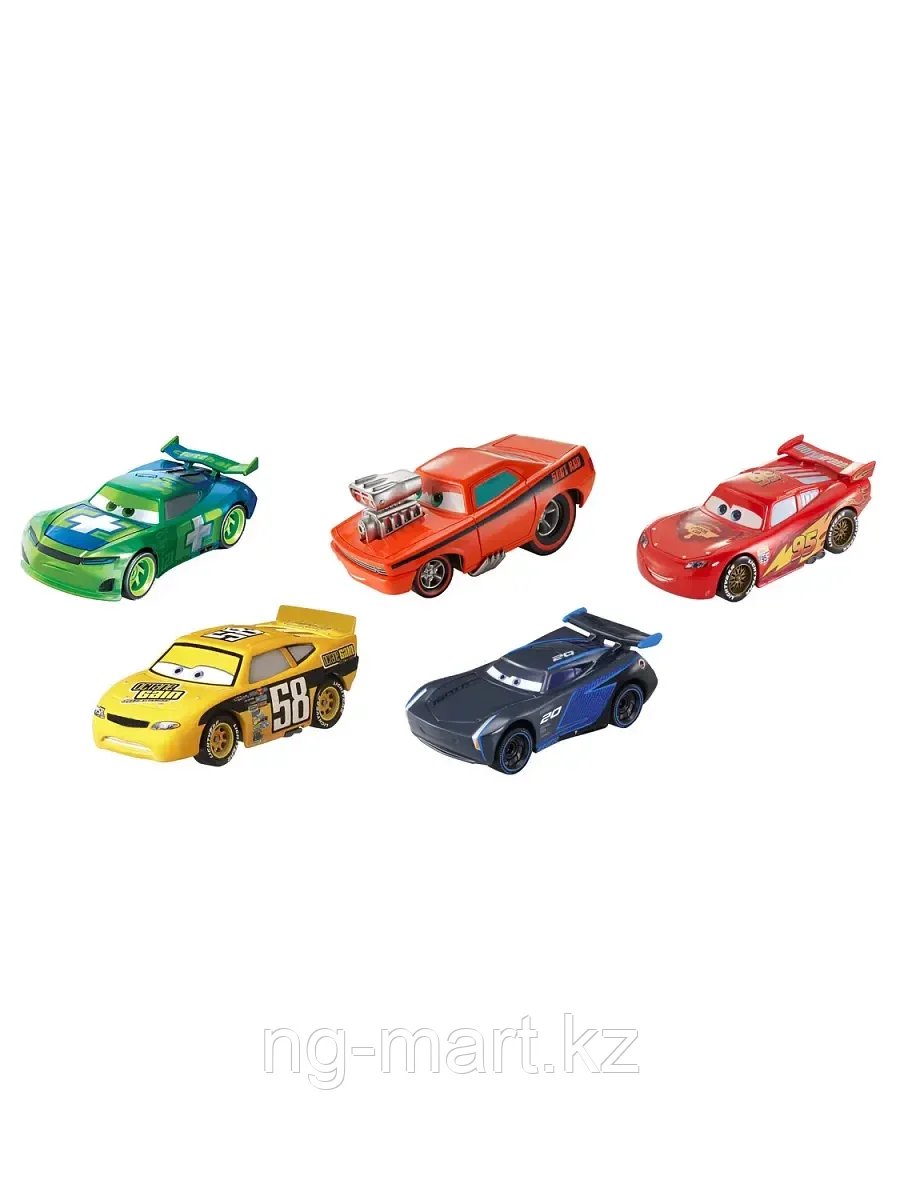 Базовые металлические машинки 1:55 DXV29 Cars 3 (Тачки 3) - фото 1 - id-p108080576