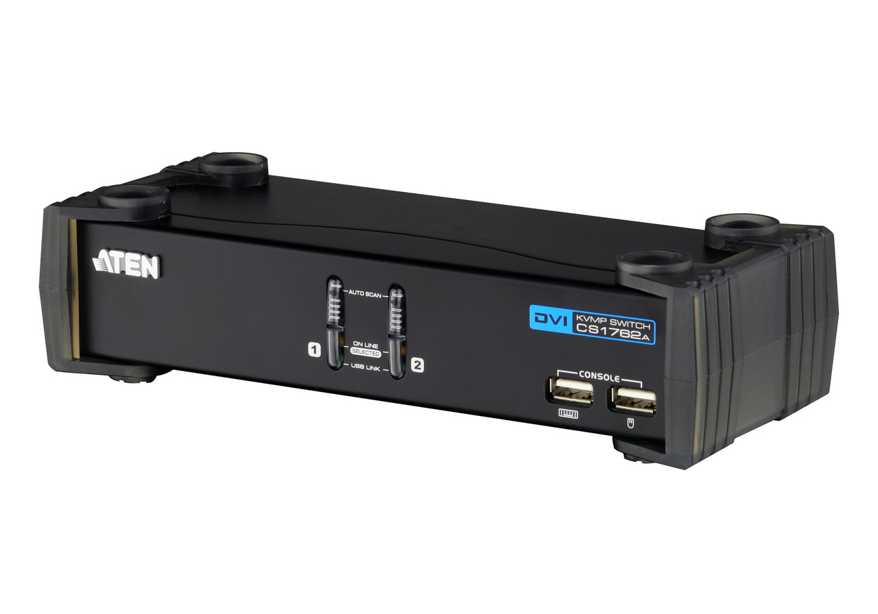 2-портовый, USB, DVI, KVMP -коммутатор CS1762A ATEN - фото 1 - id-p108080750