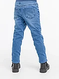 Брюки джинсовые утеплённые для девочки LIGAS 6146 синий, фото 6