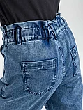 Брюки джинсовые утеплённые для девочки LIGAS 8138 синий, фото 6