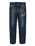 Брюки джинсовые утеплённые для девочки LIGAS 8117 синий, фото 4