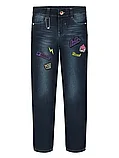 Брюки джинсовые утеплённые для девочки LIGAS 8118 синий, фото 5