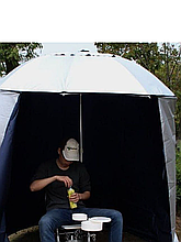 Зонт пляжный Tuohai диаметр 2м со шторкой