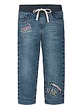 Брюки джинсовые утеплённые для девочки LIGAS 6146 синий, фото 8