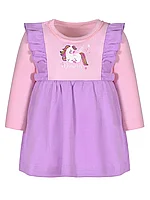 Боди-платье для девочки Мелонс ОР 107-3 фиолетовый