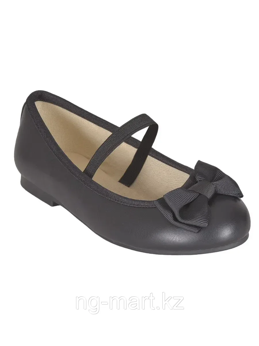 Туфли Neo Feet черный для девочек на резинке - фото 1 - id-p108085703
