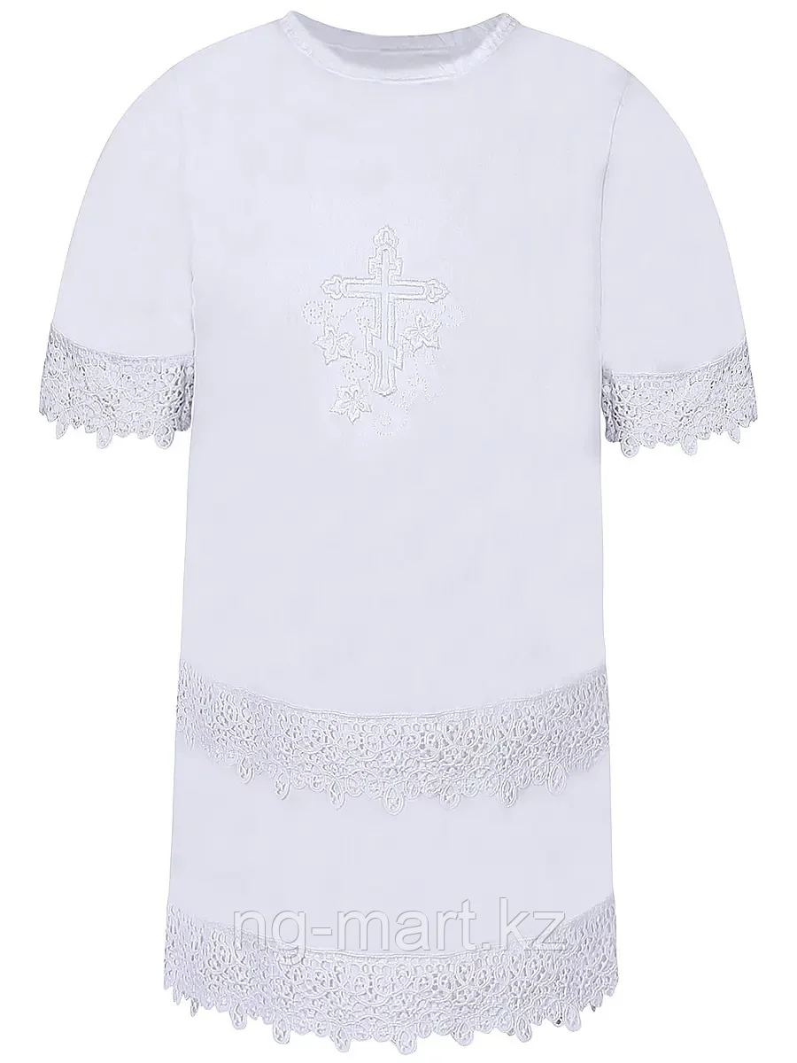 Крестильная рубашка FE15003 белый