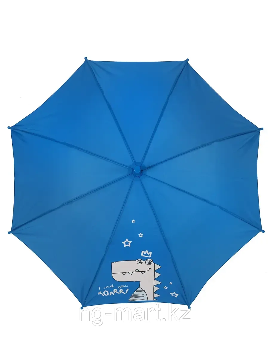 Зонтик синий, меняющий цвет с динозавром 058С-4539С синий - фото 2 - id-p108085018