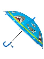 Зонтик синий с акулой 509-90 синий