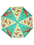 Зонтик зеленый с динозаврами 058D-925D зеленый, фото 3
