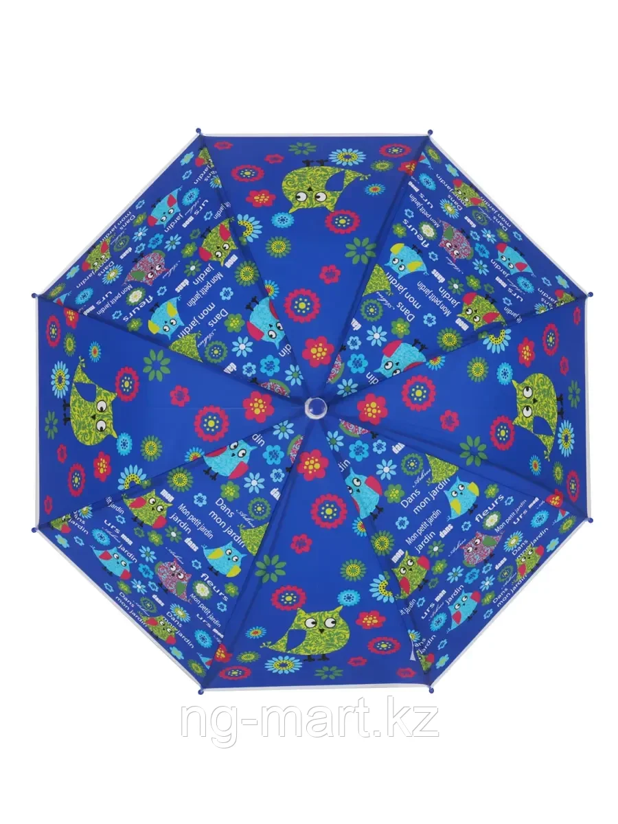 Зонтик фиолетовый с совами 058С-4535С синий - фото 2 - id-p108085035