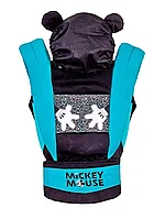 Рюкзак-кенгуру Polini Disney baby Микки Маус черный/синий