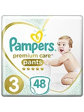 Трусики Pampers Premium Care 6-11 кг, размер 3, 48 шт.