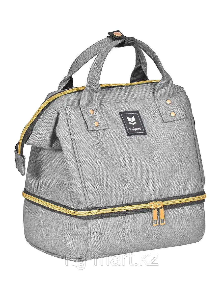 Рюкзак для мамы (23*27*17) M0111 Vulpes серый