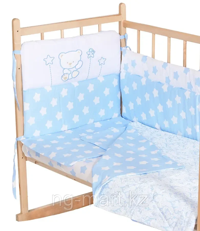 Комплект в кроватку Sdobina 127.2 голубой - фото 1 - id-p108086155